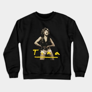 Tina Turner Queen Of Rock And Roll Crewneck Sweatshirt